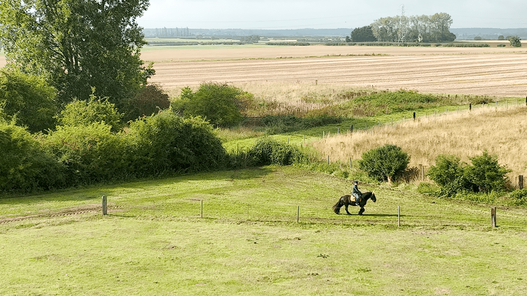 Cross Country track at Mells Farm Livery